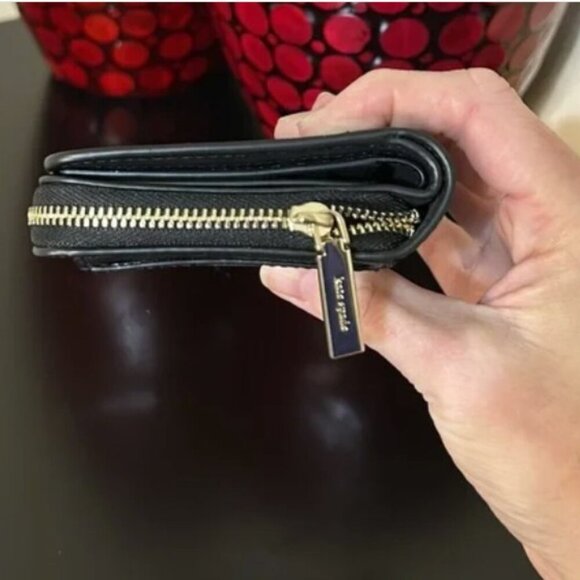 Disney X Kate Spade NWT Minnie Mouse Zip Around Wallet Bifold with dust … - Picture 6 of 12